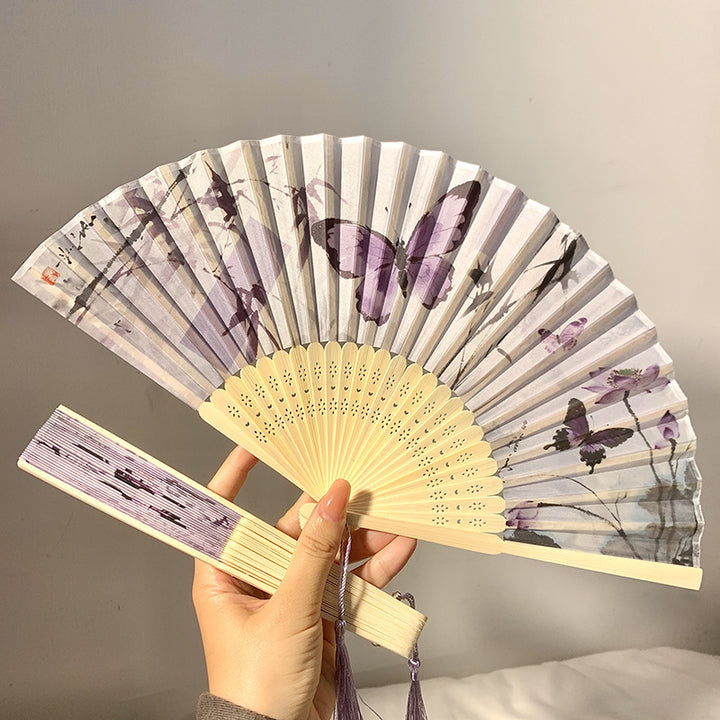 Elegant fan with elaborate butterfly motif Kalsten