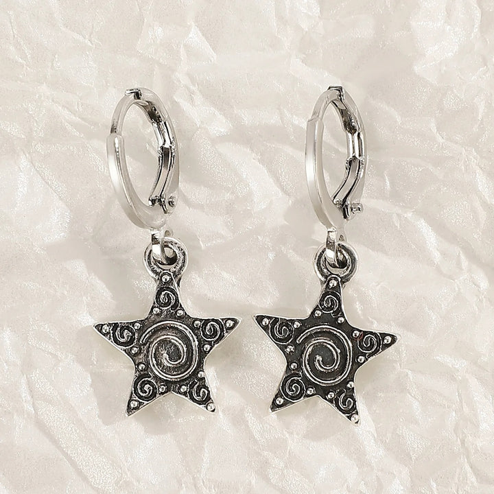 Heart-Inspired Cross Dangle Earrings Kalsten