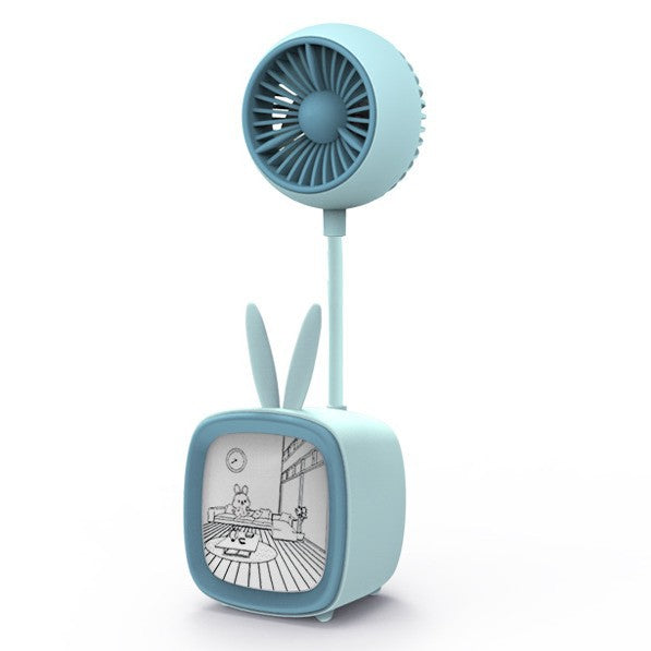 Unisex Cute Bunny-Themed Rechargeable Desk Fan Kalsten