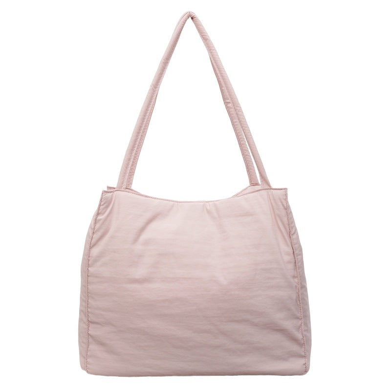 Casual Quilted Shoulder Tote