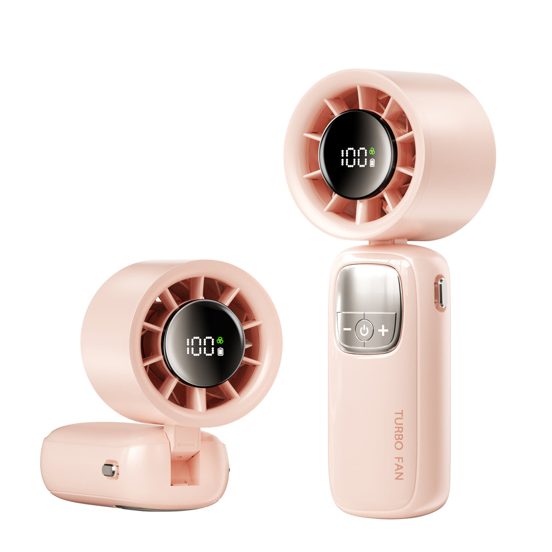 Turbo-Charged Portable Handheld Fan Kalsten