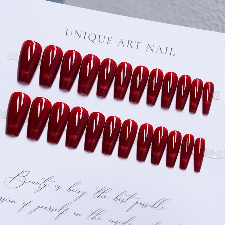 Glossy Press-On Nail Set