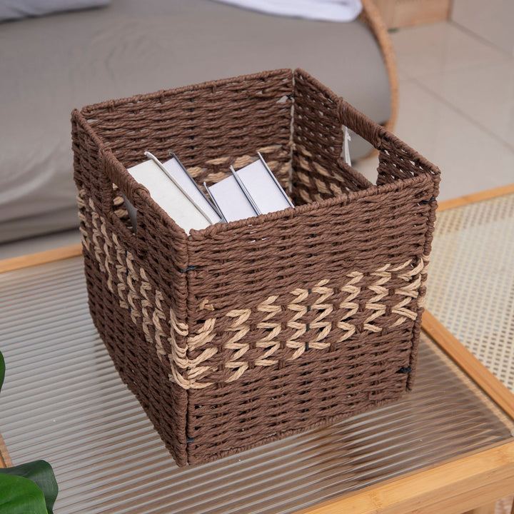 Decorative Woven Storage Cube Kalsten