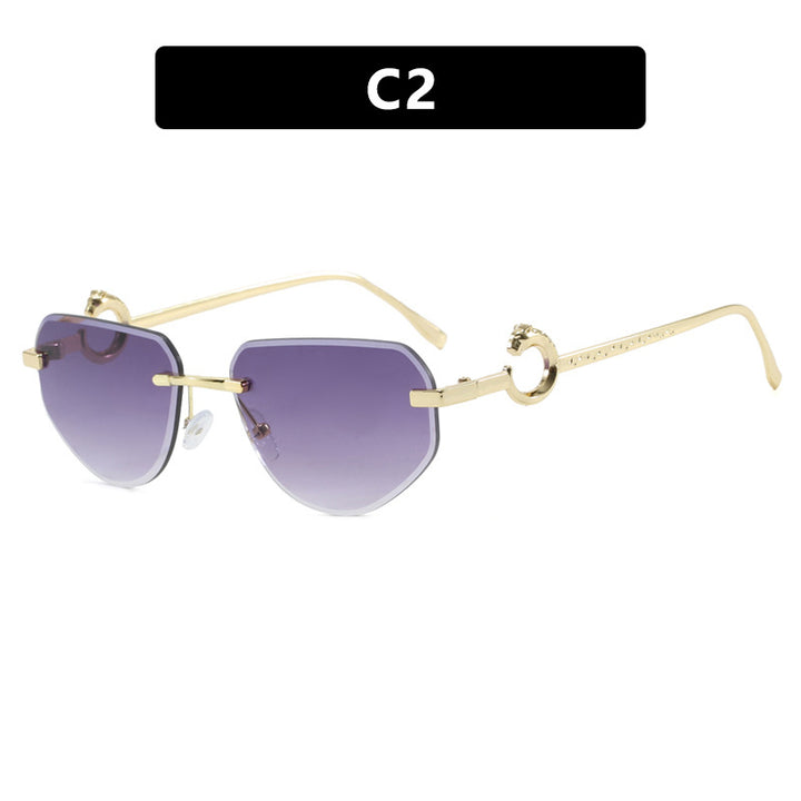 Women's trendy chic sunglasses in modern design with delicate metal frame Kalsten