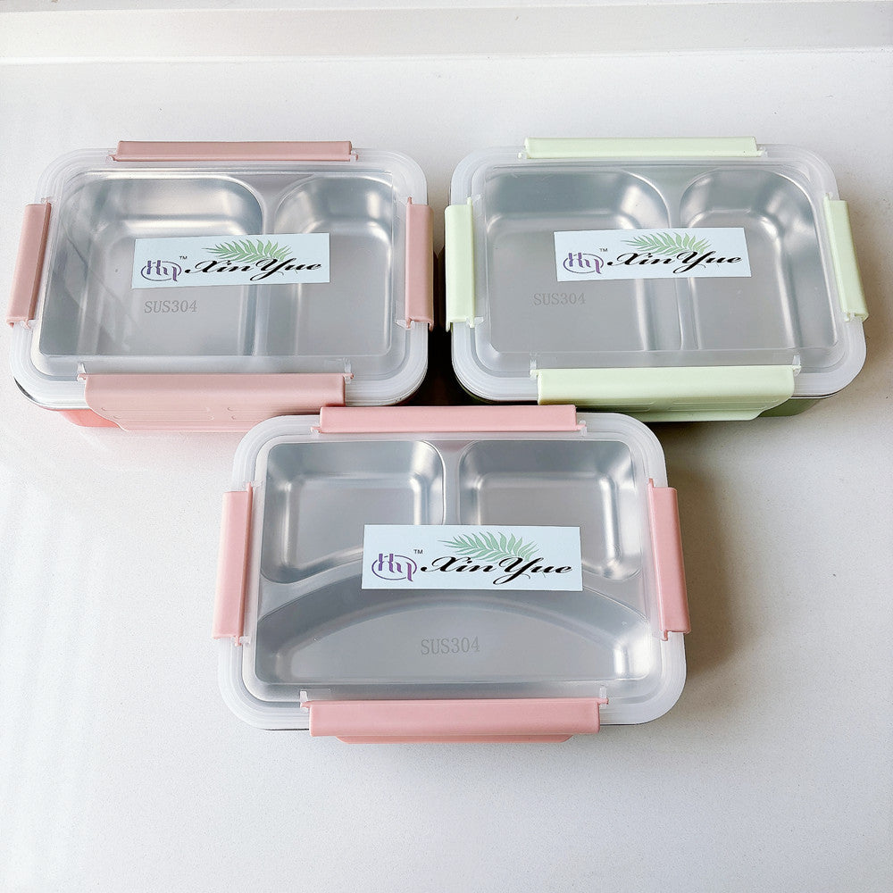 Multi-Compartment Stainless Steel Lunch Container