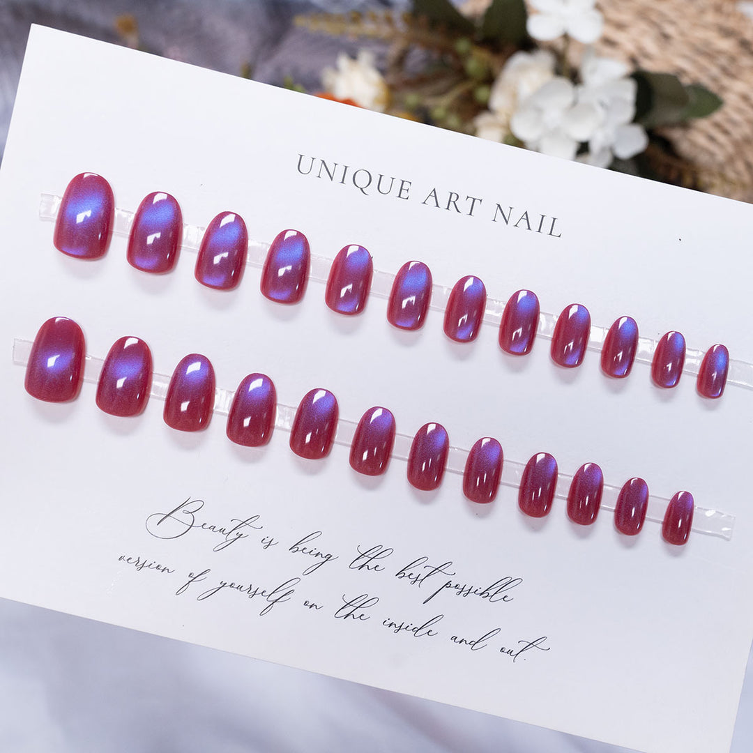 Ombre Glossy Nail Art