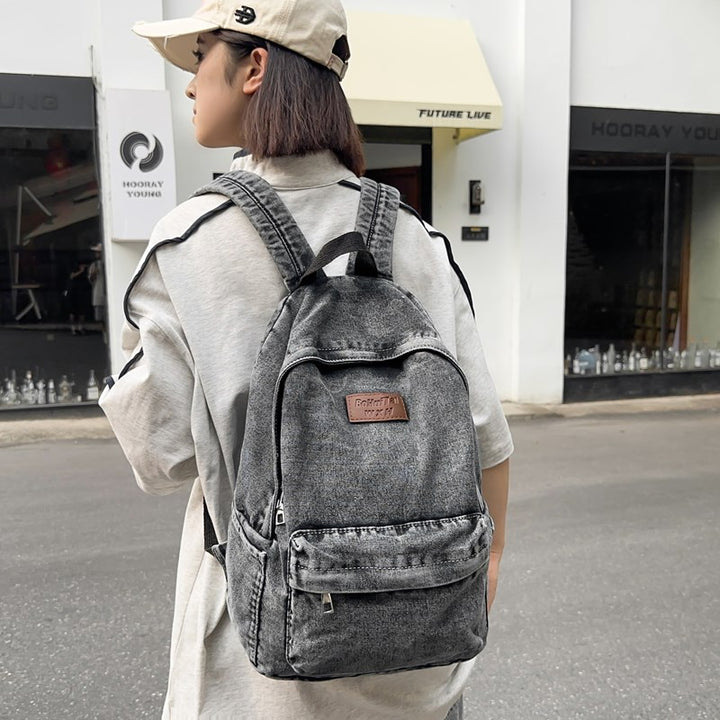 Denim Casual Backpack Kalsten