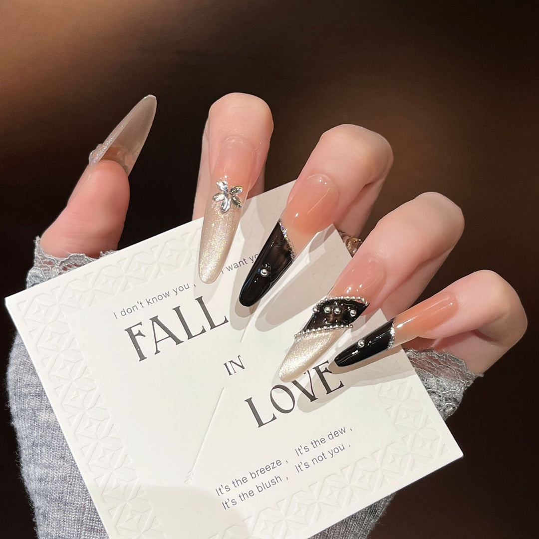Elegant Stiletto Press-On Nail Extensions Kalsten