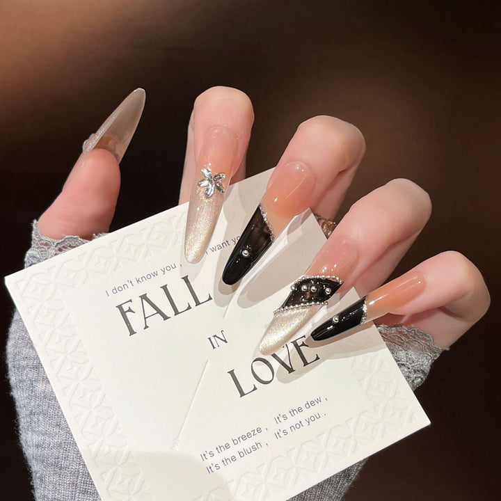 Elegant Stiletto Press-On Nail Extensions Kalsten