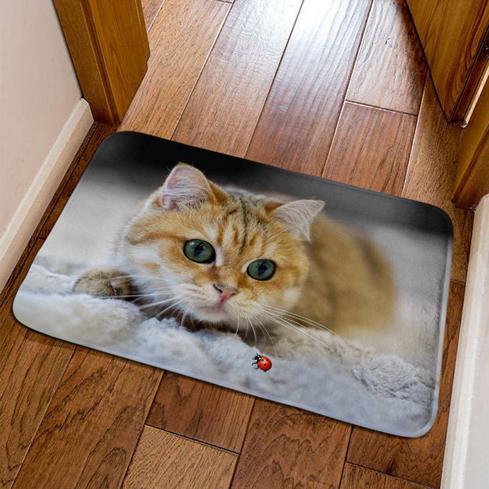 Decorative Cat Welcome Mat Kalsten