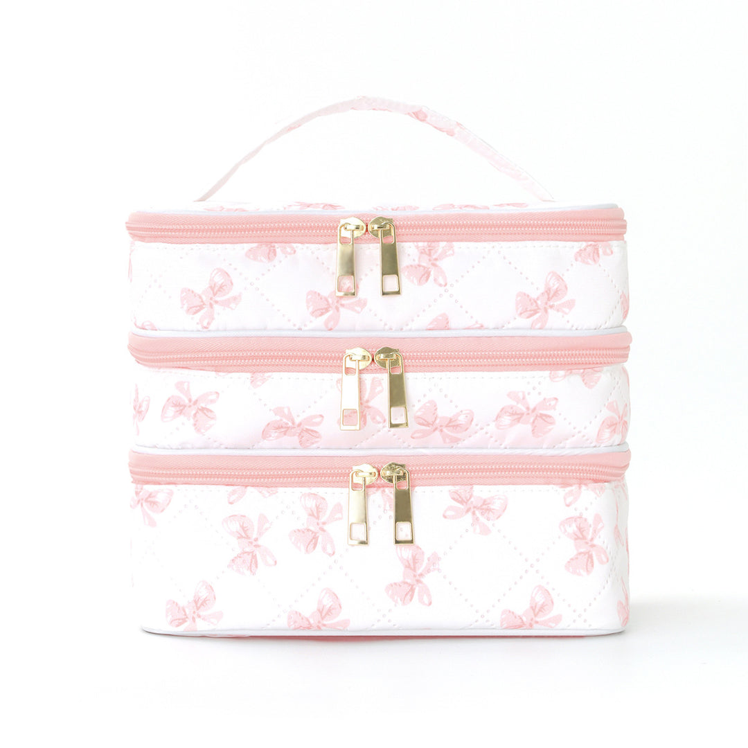 Cosmetic organizer bag with multiple compartments Kalsten