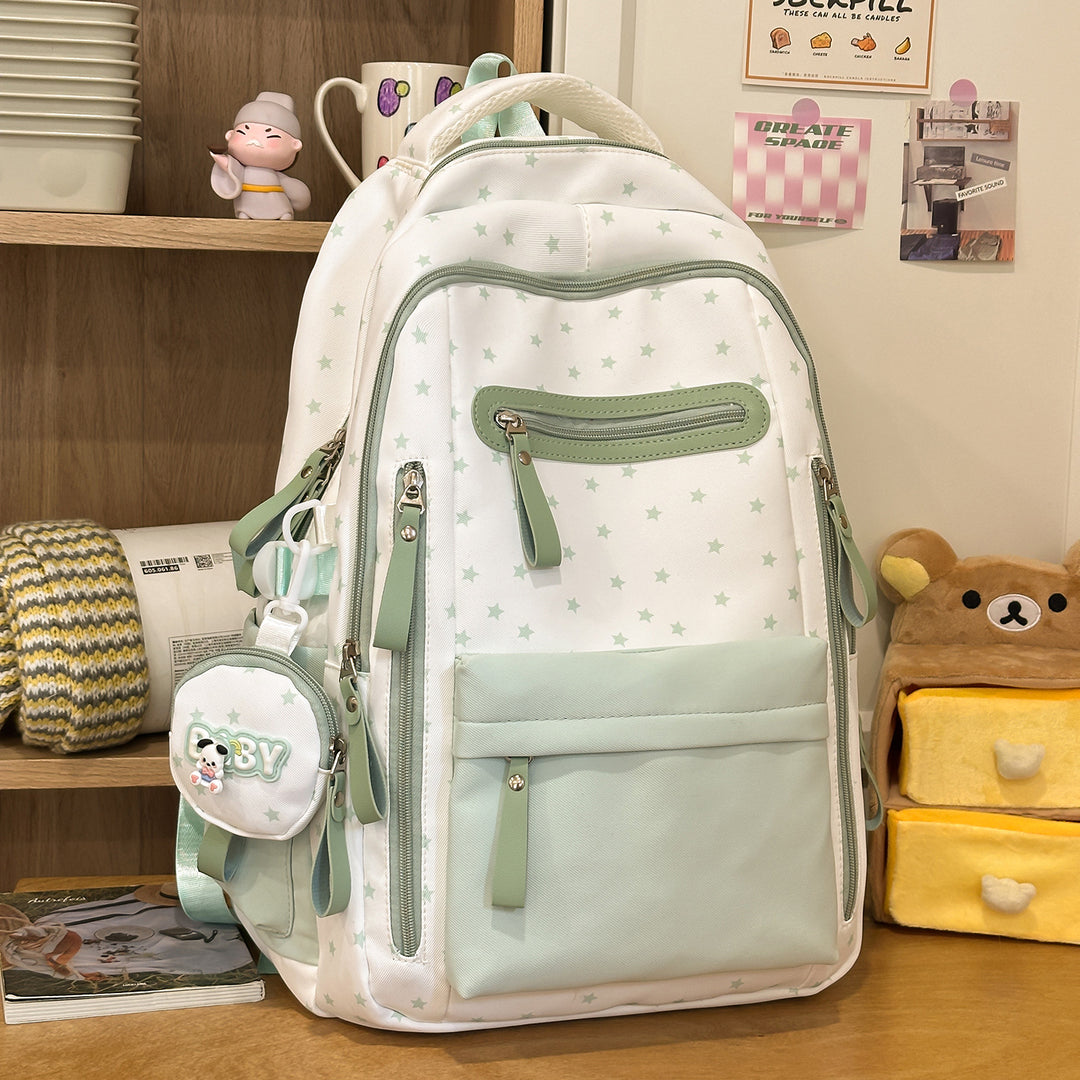 Stylish Star-Embellished Fashion Backpack Kalsten
