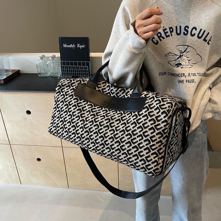 Elegant Patterned Travel Duffle Kalsten