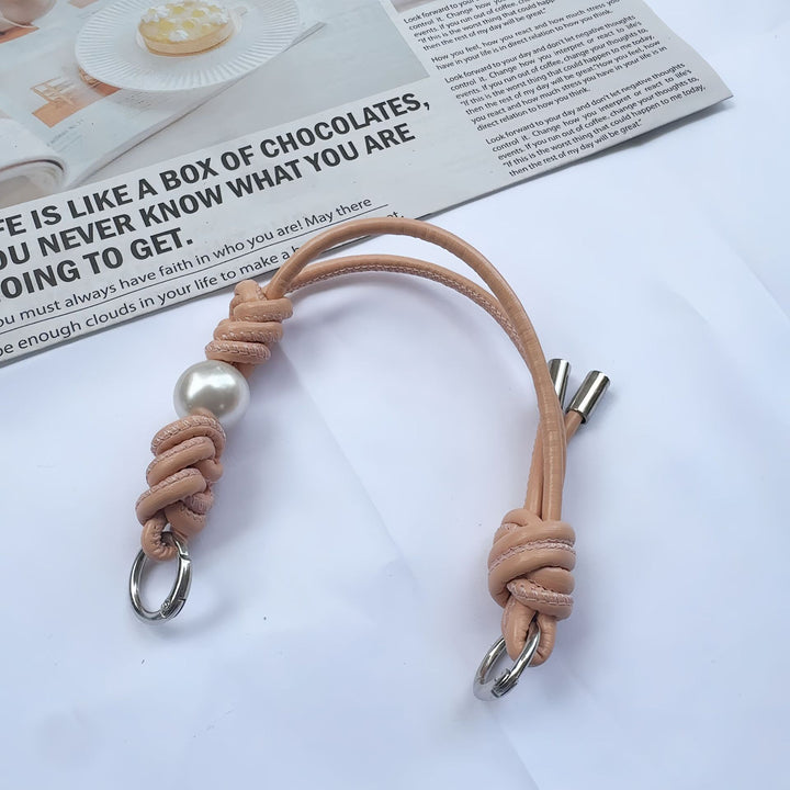 Elegant Knotted Leather Keychain Holder Kalsten
