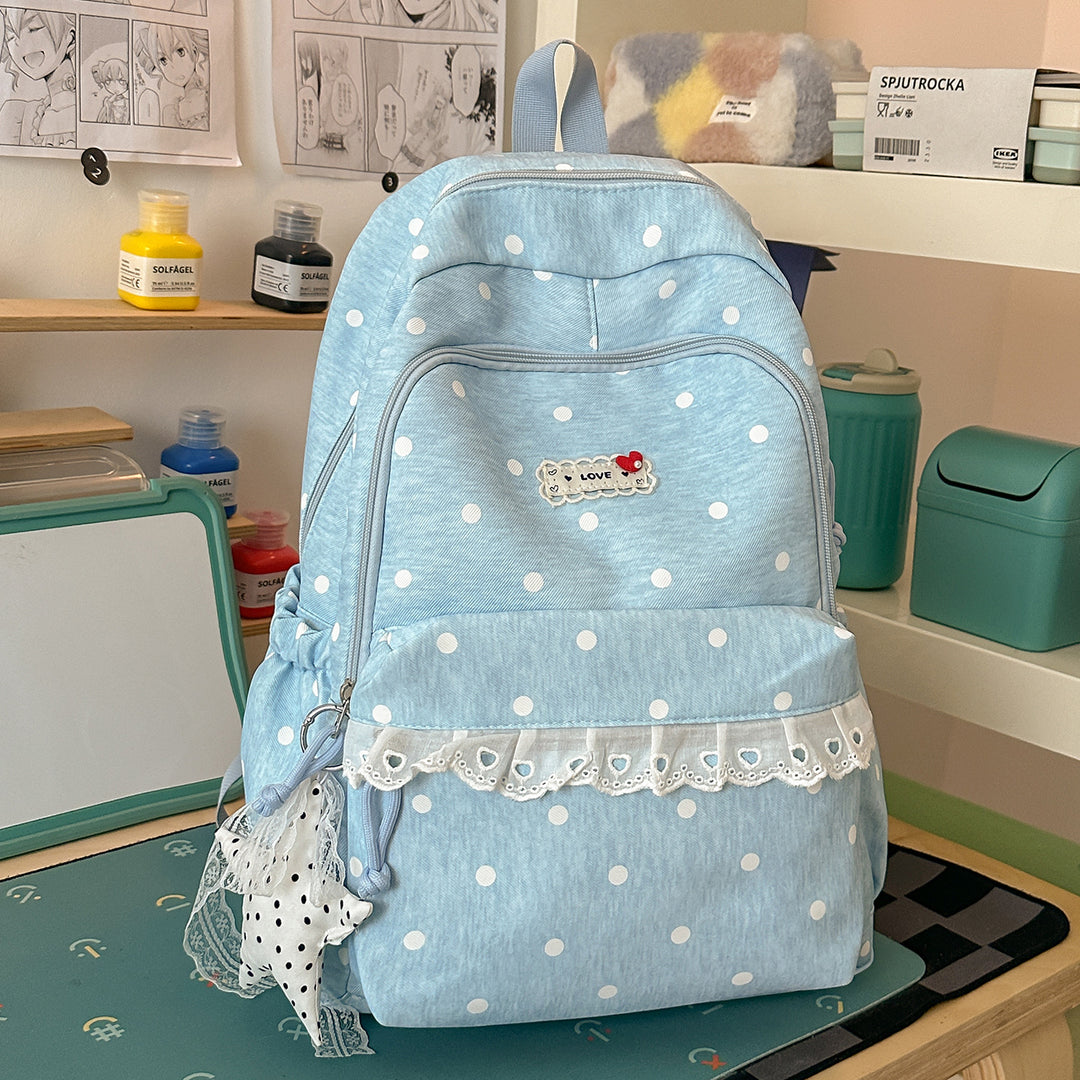 Trendy Star-Print School Backpack Kalsten