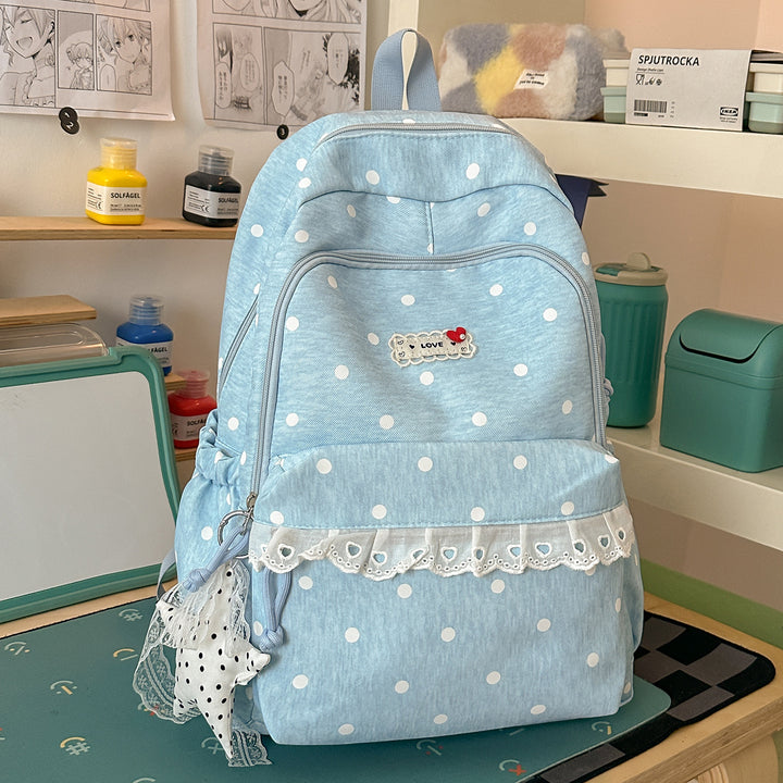 Trendy Star-Print School Backpack Kalsten