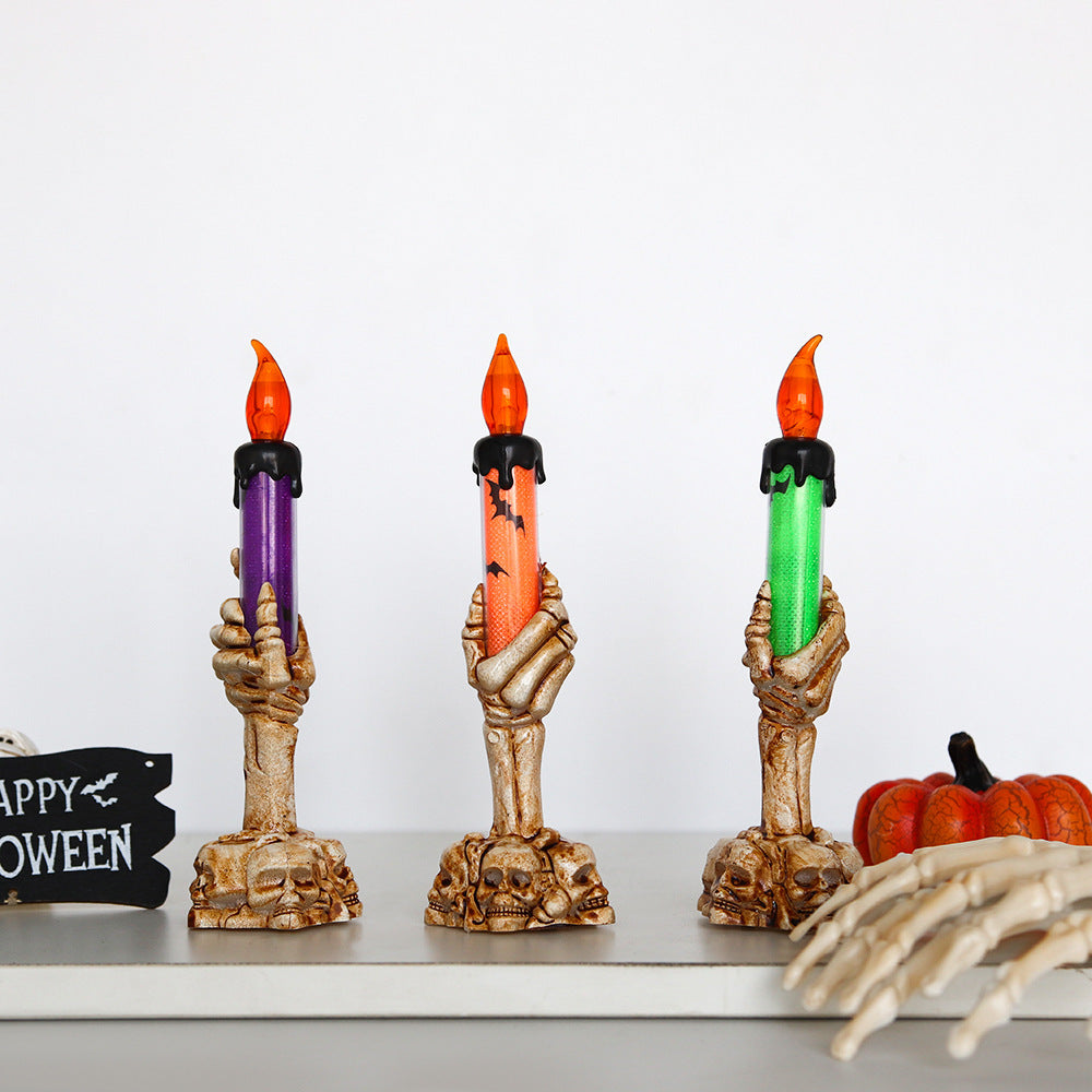 Decorative Skull Hand Candle Holder Kalsten