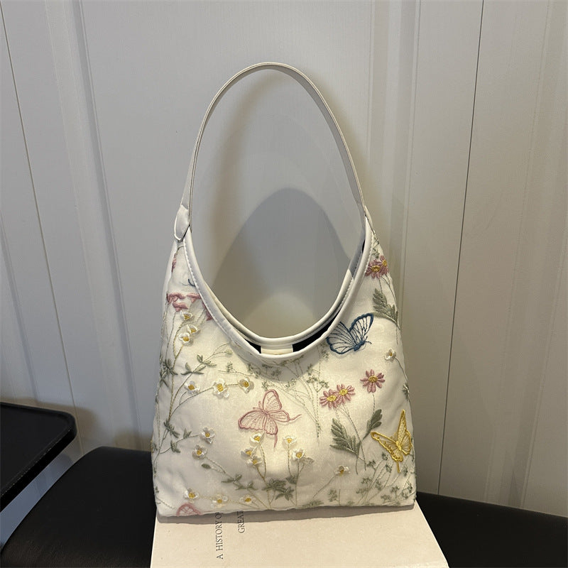 Elegant Butterfly-Embellished Shoulder Bag