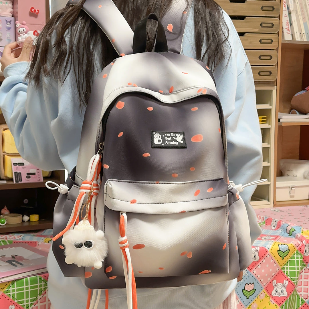 Stylish Polka Dotted Backpack Kalsten
