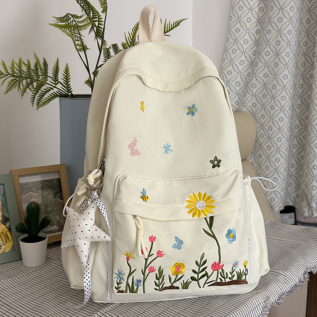 Floral Embroidered Backpack Kalsten 1791204649