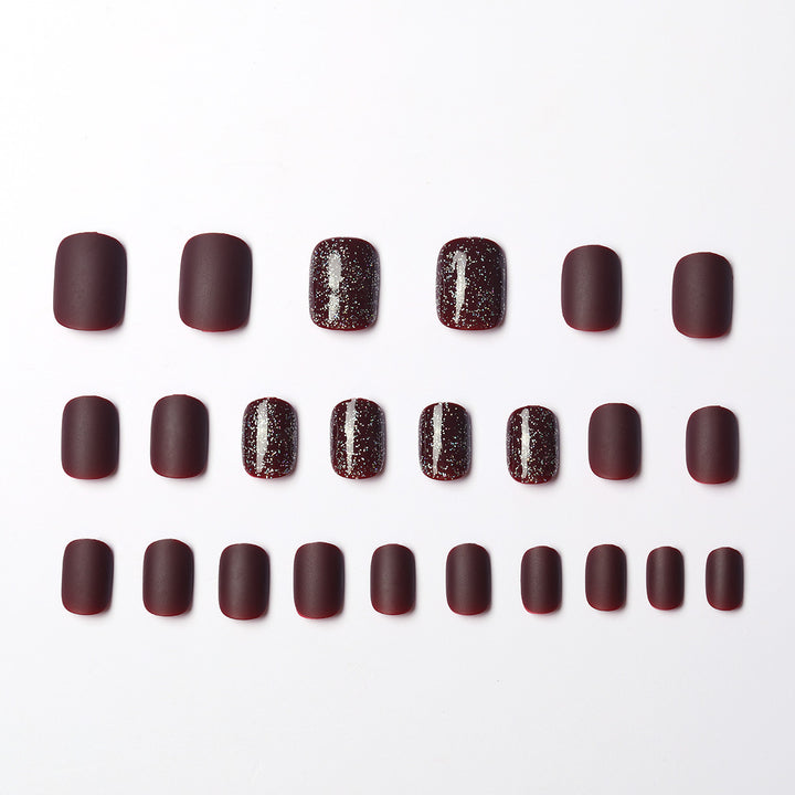 Glittering Press-On Nail Set