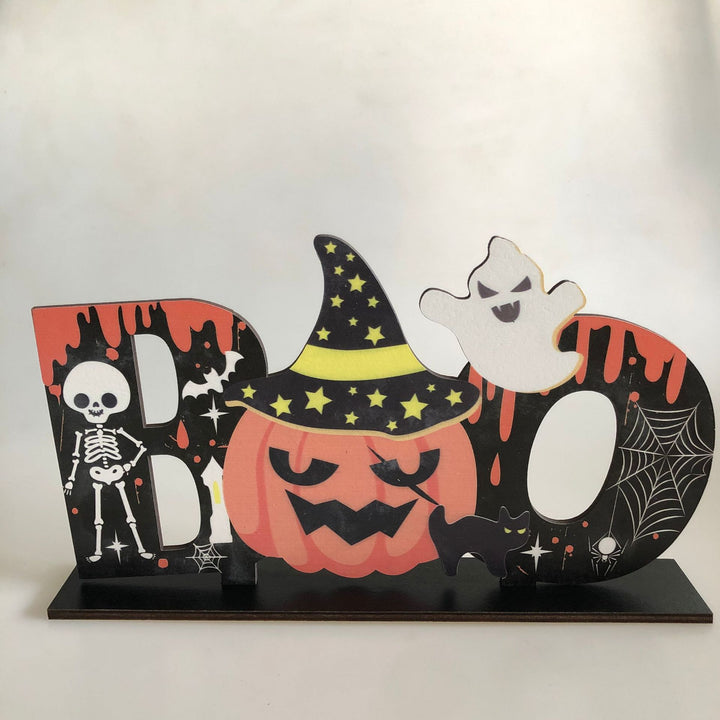 Halloween-Themed Decorative Table Centerpiece