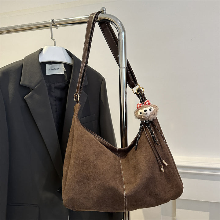 Soft Suede Hobo Handbag Kalsten