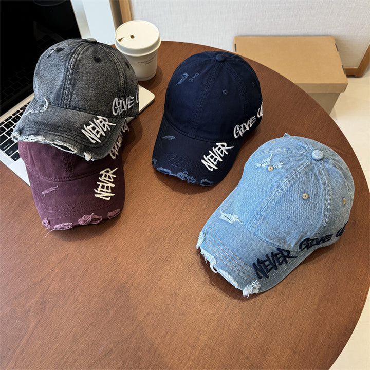 Unisex Distressed Graphic Baseball Cap Kalsten
