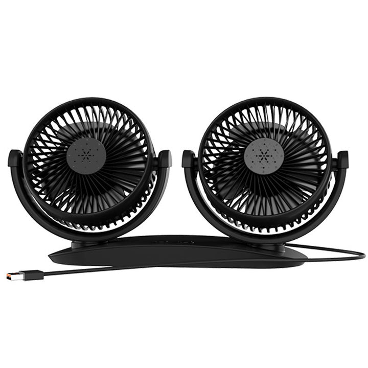 Dual-Head Rechargeable Desk Fan Kalsten