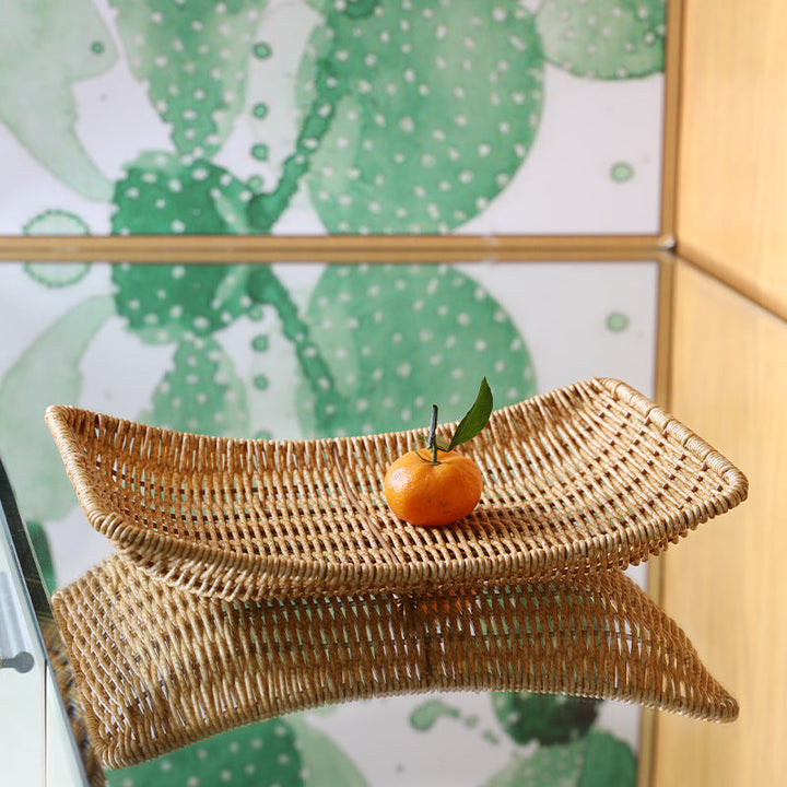 Gourmet Handmade Woven Serving Tray Kalsten