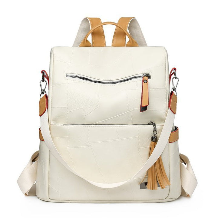 Textured Faux Leather Backpack Kalsten