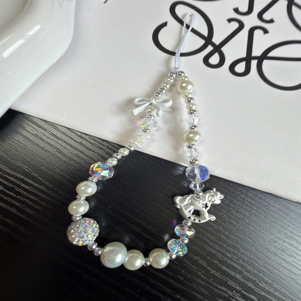 Beaded Unicorn Charm Necklace Kalsten