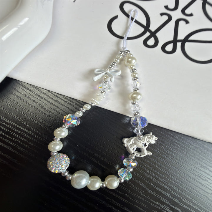 Beaded Unicorn Charm Necklace Kalsten