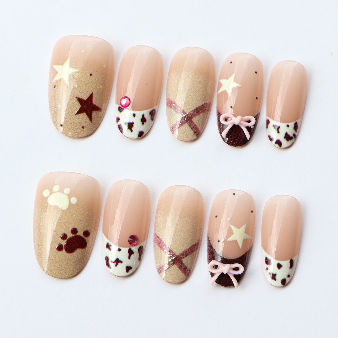 Decorative Themed Press-On Nails