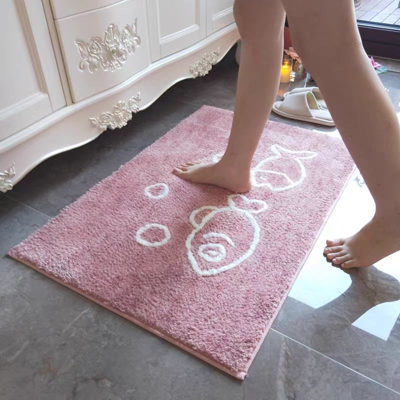 Soft Plush Oval Bath Rug Kalsten