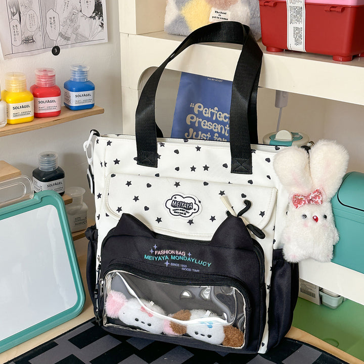 Stylish Water-Resistant Star-Patterned Backpack Kalsten