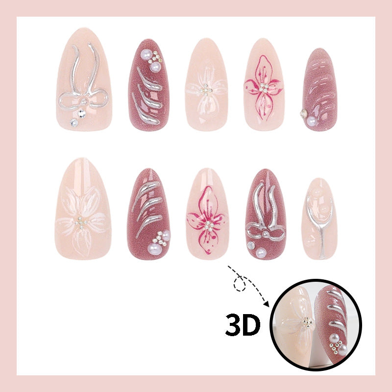 Artificial nails with elegant designs Kalsten