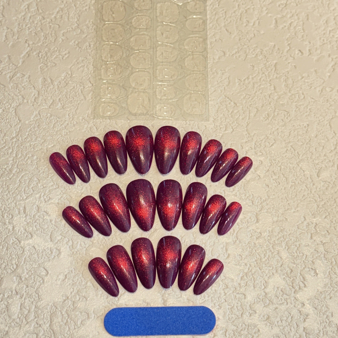 Glamorous Ombre Stiletto Nail Extensions
