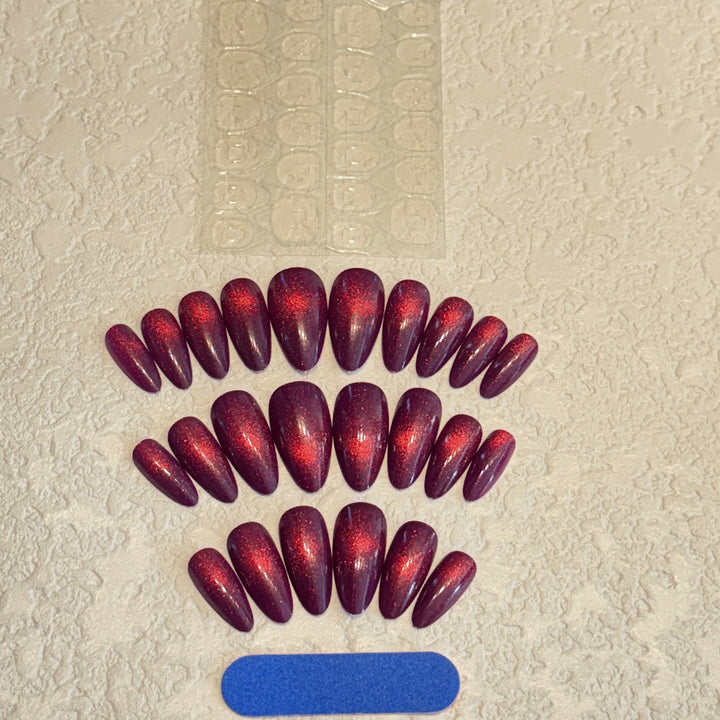 Glamorous Ombre Stiletto Nail Extensions