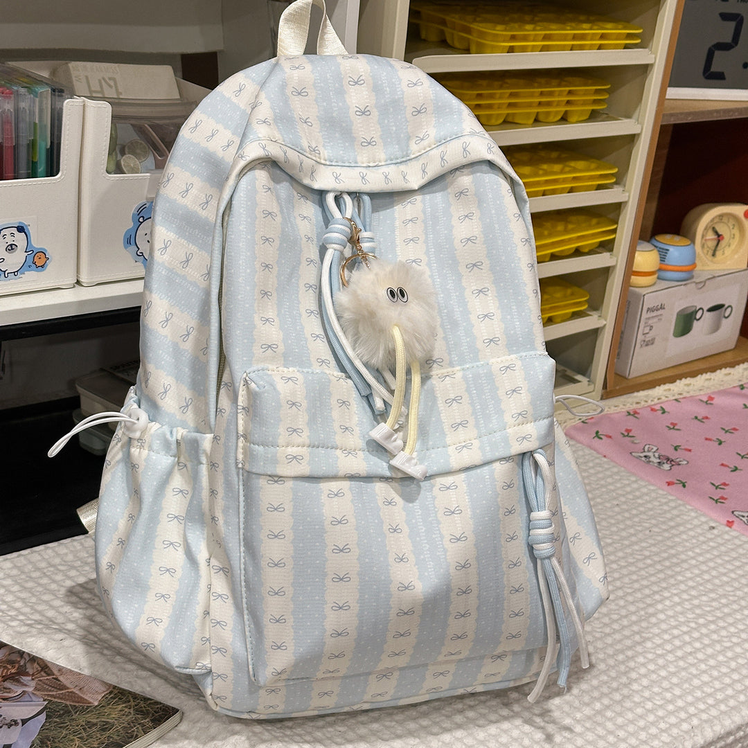 Cute Bow-Embellished Backpack Kalsten