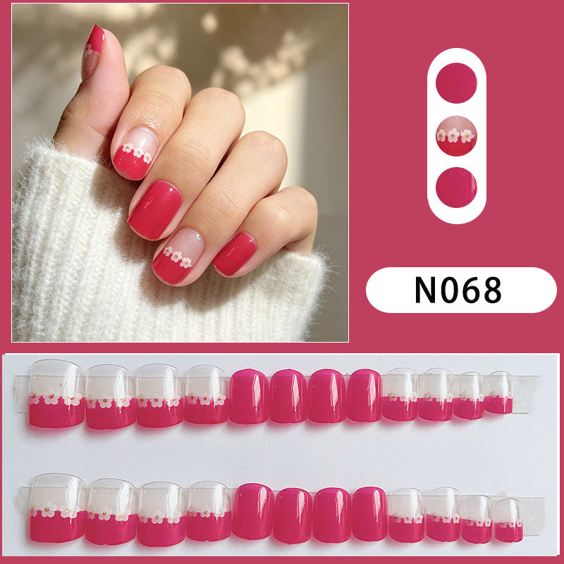 Geometric Pattern Press-On Nail Set