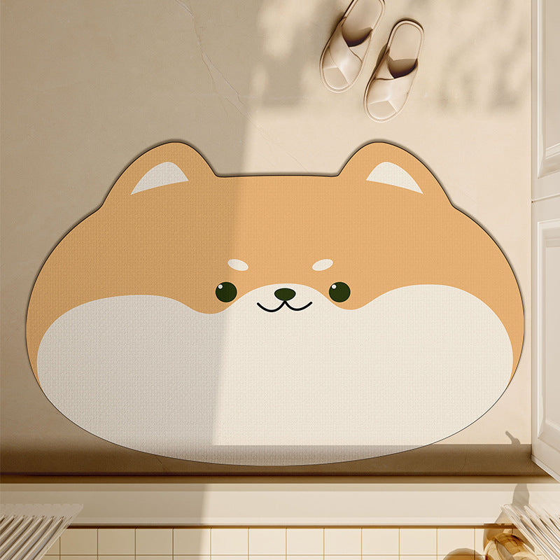 Adorable Animal-Themed Bath Mat Kalsten