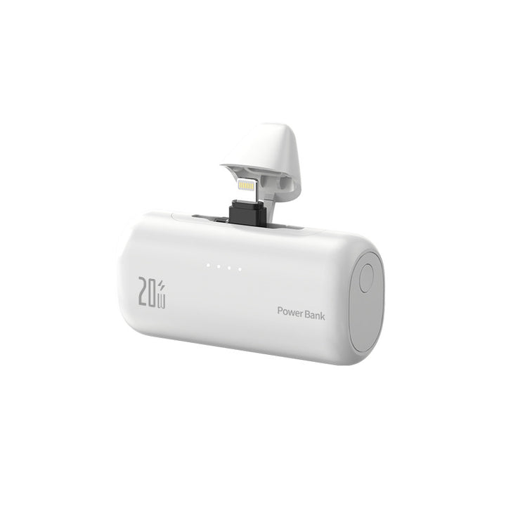 Portable power bank with integrated Lightning connector and quick charge function Kalsten