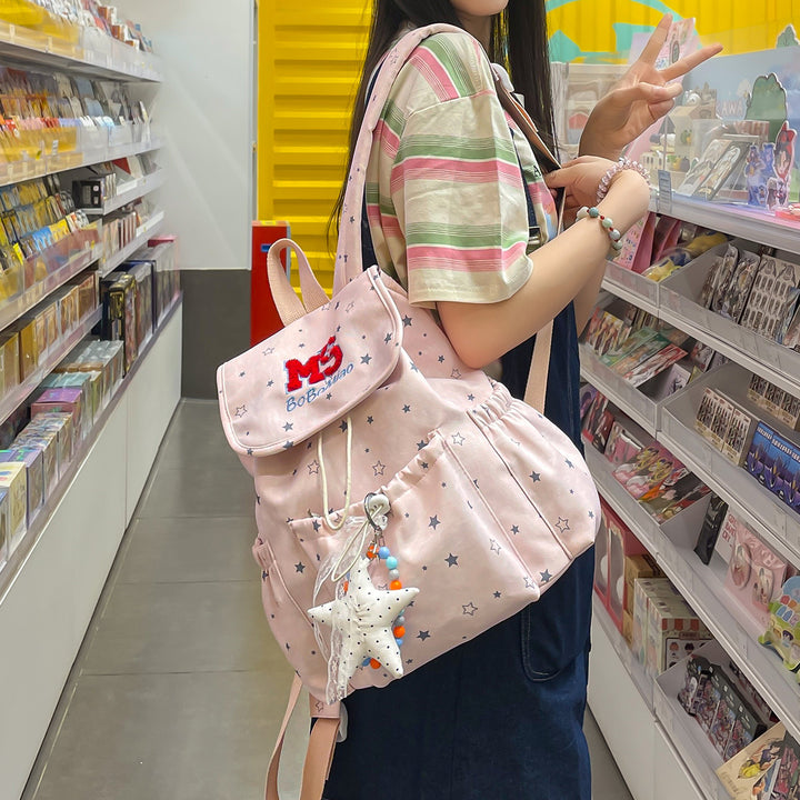 Stylish Star-Embellished Backpack Kalsten 1791205507