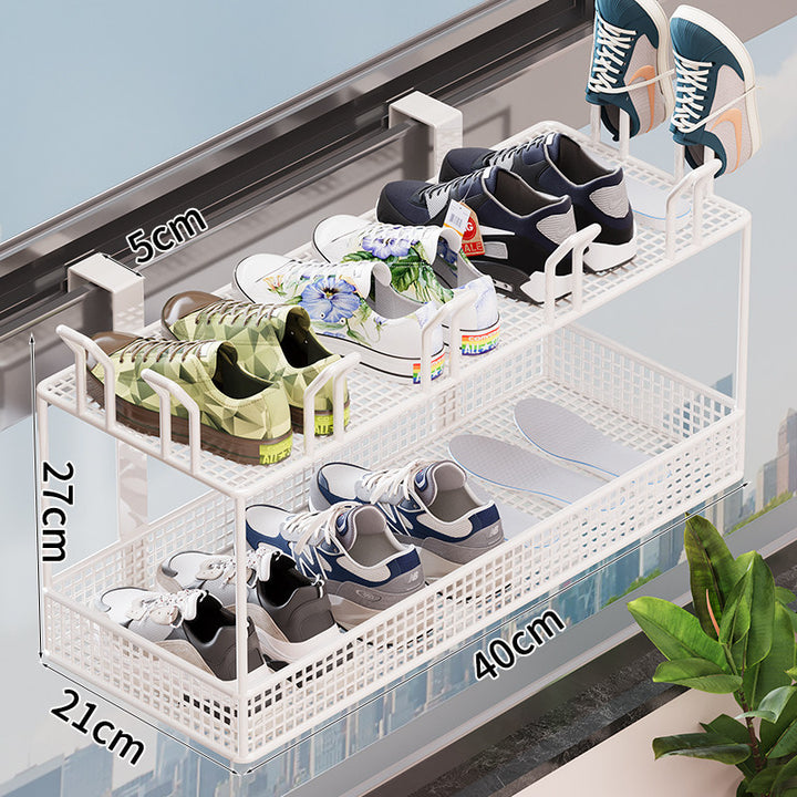 Adjustable Over-The-Door Shoe Organizer Kalsten