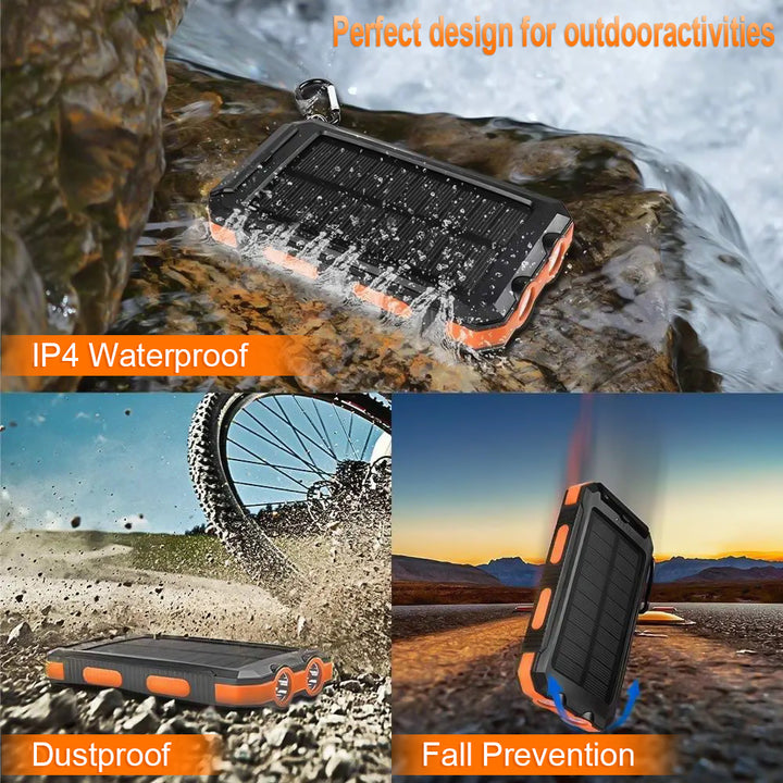 Solar Charger with Robust Housing and Fast Charging Function Kalsten