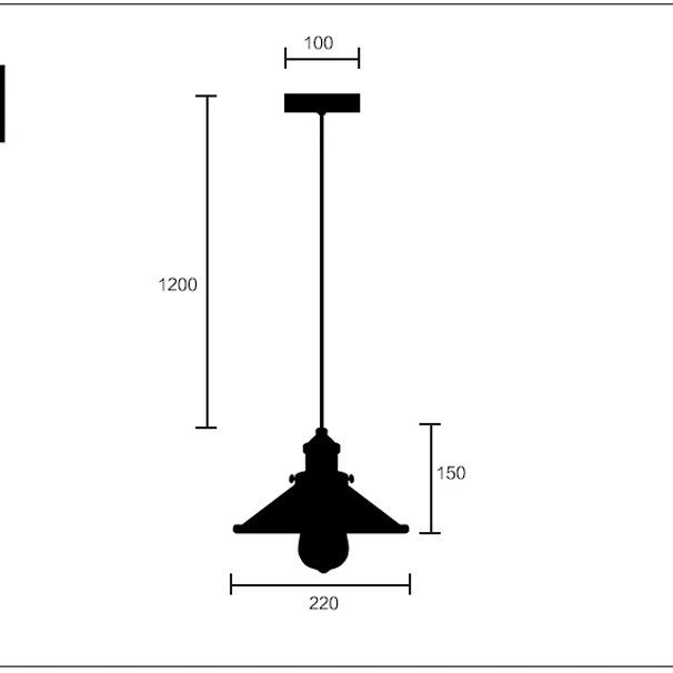 Industrial Minimalist Pendant Light