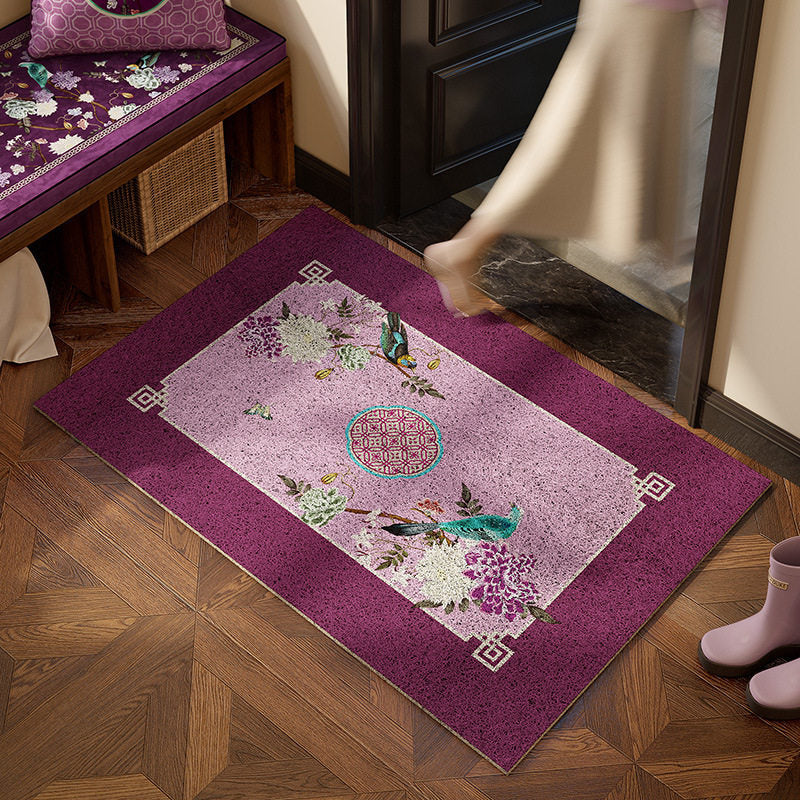 Decorative Floral Area Mat