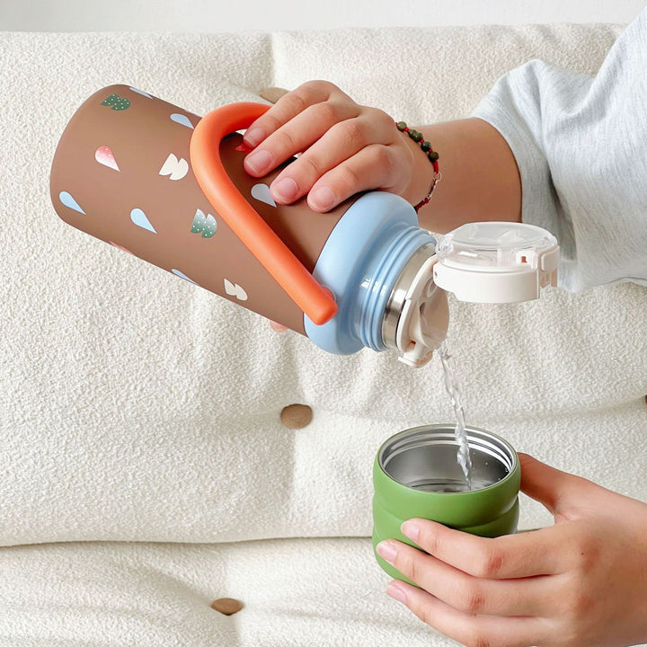 Women Practical Drinking Bottle with Stylish Lid Kalsten