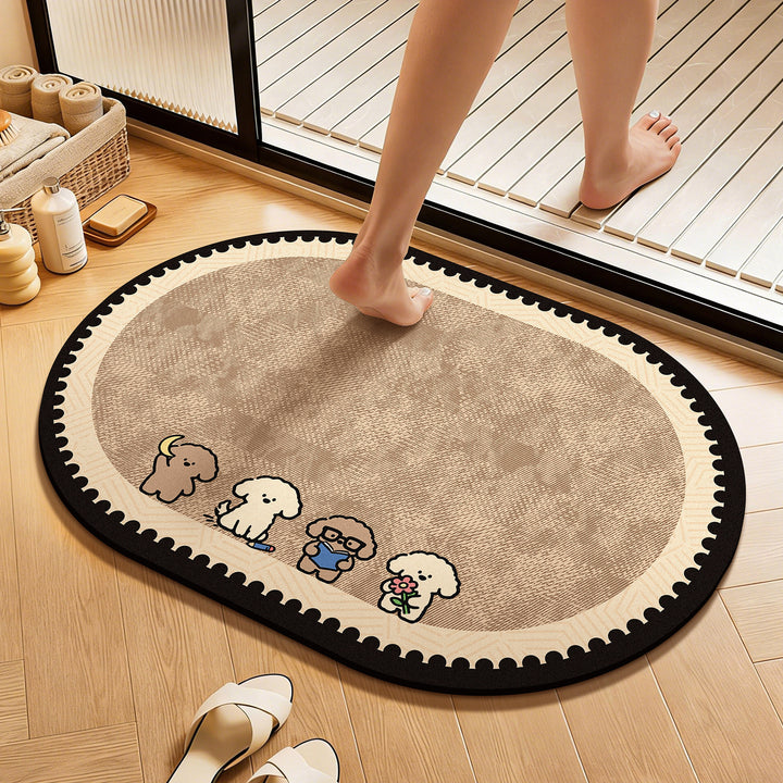 WoCute Cartoon Bath Mat Kalsten